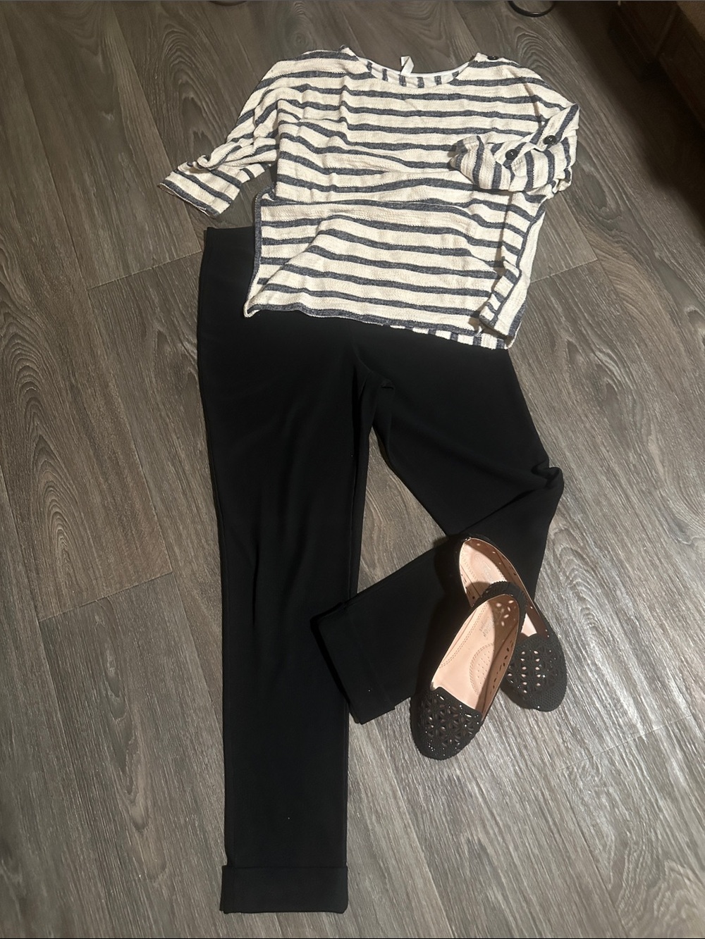 New York & Company Black Women's Straight-Leg Pants